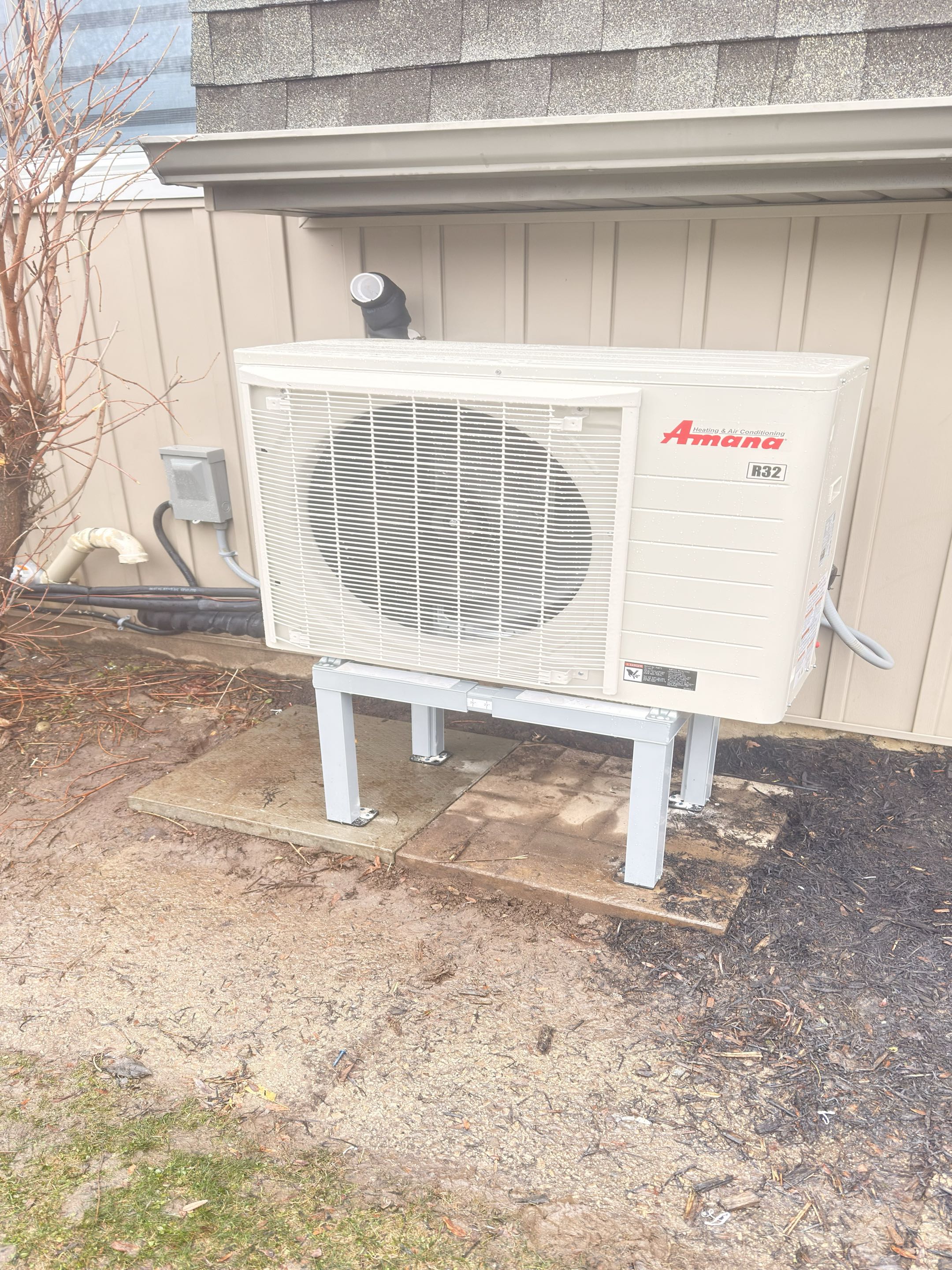 Amana Heat Pump Installation.