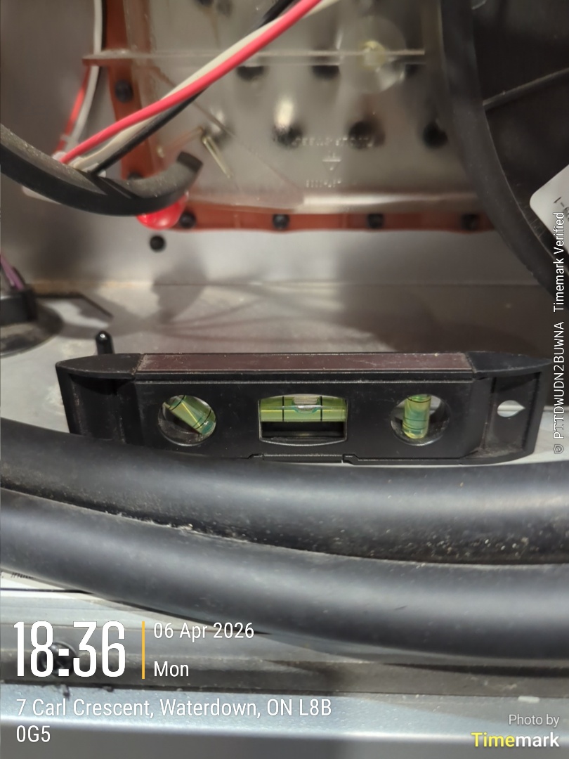 Completing a furnace service call for a family in Waterdown