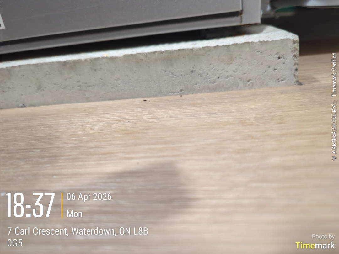 Completing a furnace service call for a family in Waterdown