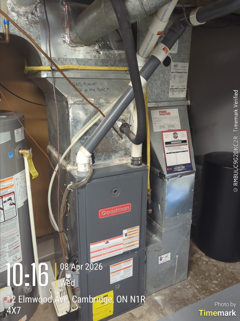 intermittent no heat call, found collector box to be leaking