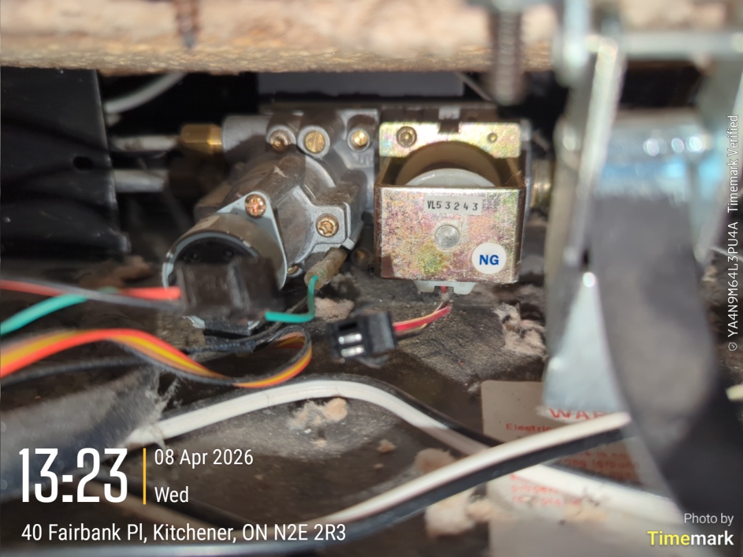 Completing a gas fireplace service call for a customer in the Country Hills West area of Kitchener