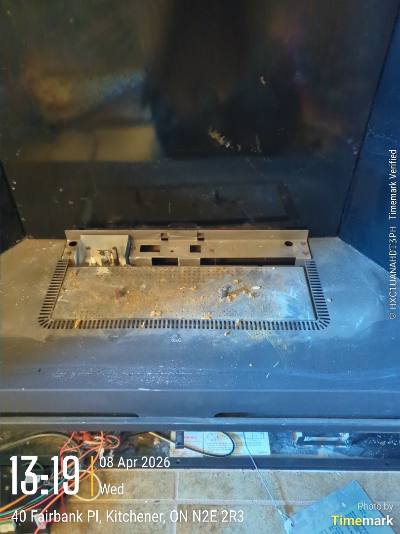 Completing a gas fireplace service call for a customer in the Country Hills West area of Kitchener