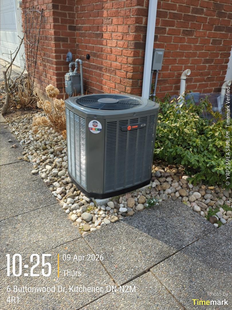 Completing a Trane furnace and AC tune-up for a family in the Forest Hill area of Kitchener