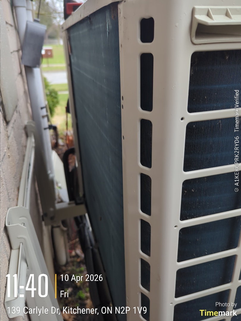 Completing a Daikin furnace and heat pump tune-up for a family in the Strasburg area of Kitchener