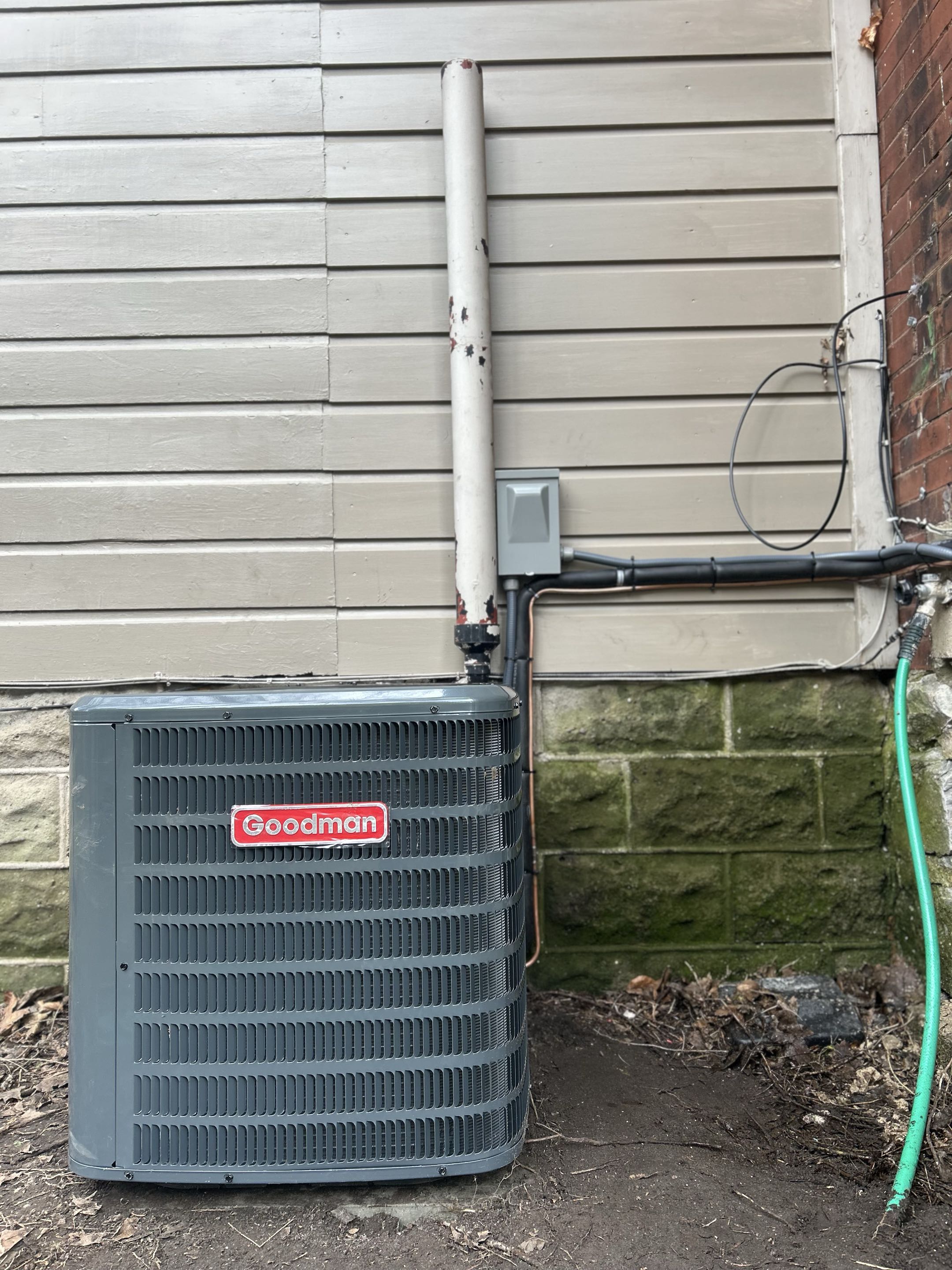 Completing a Goodman Ac install for a family in the Westmount area of Waterloo