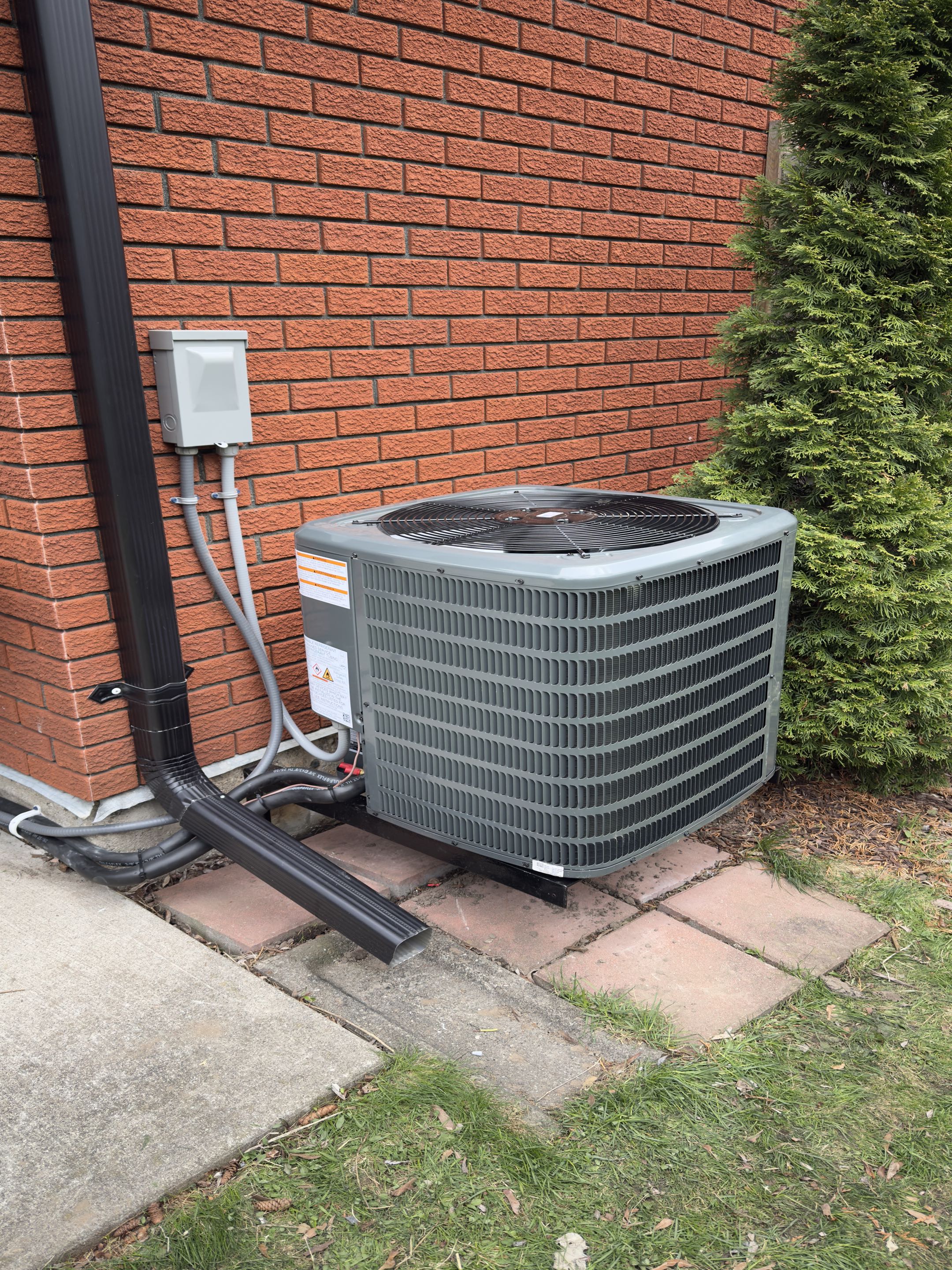 New Amana furnace and AC installation.