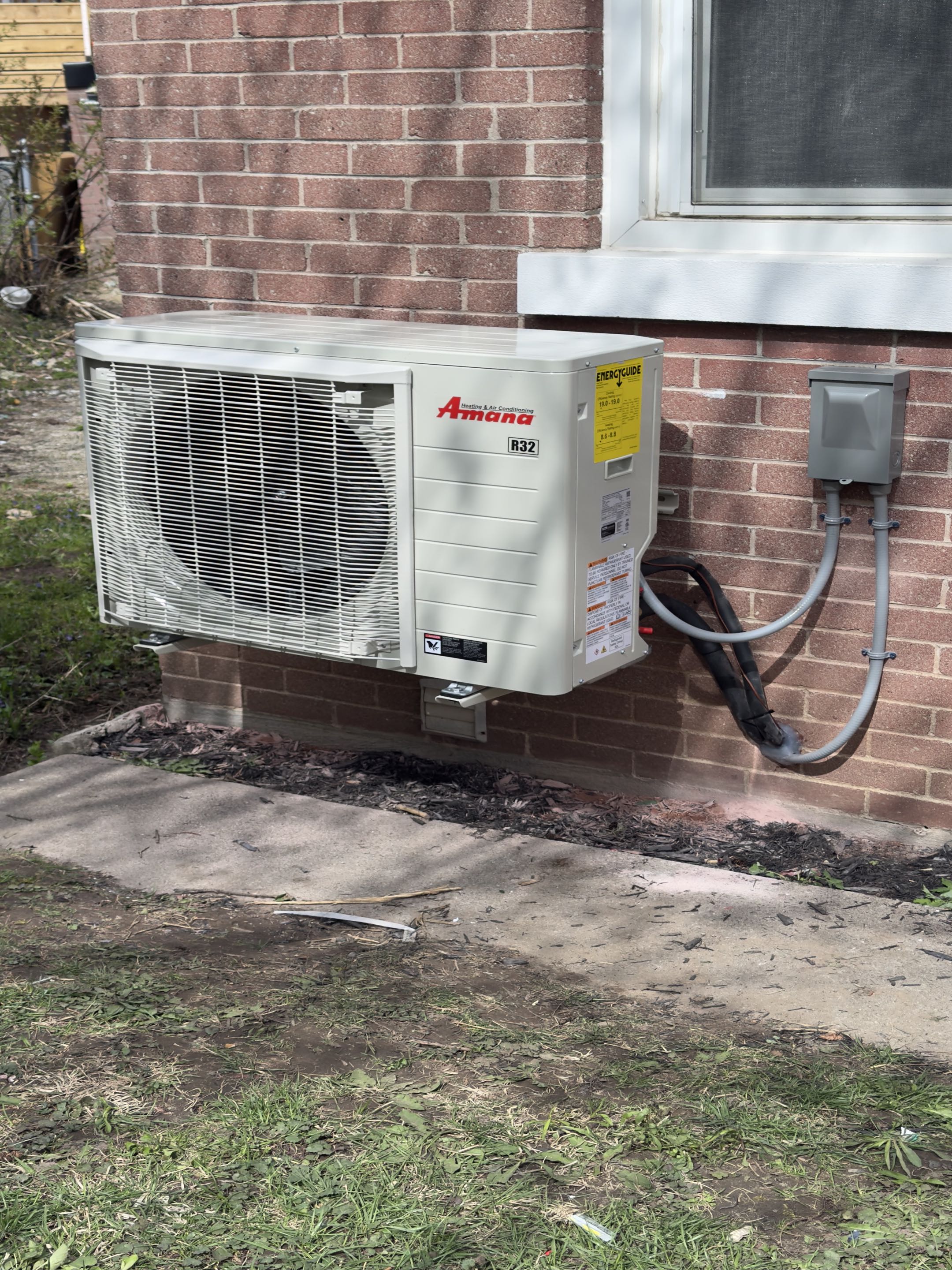 New Heat pump installation.