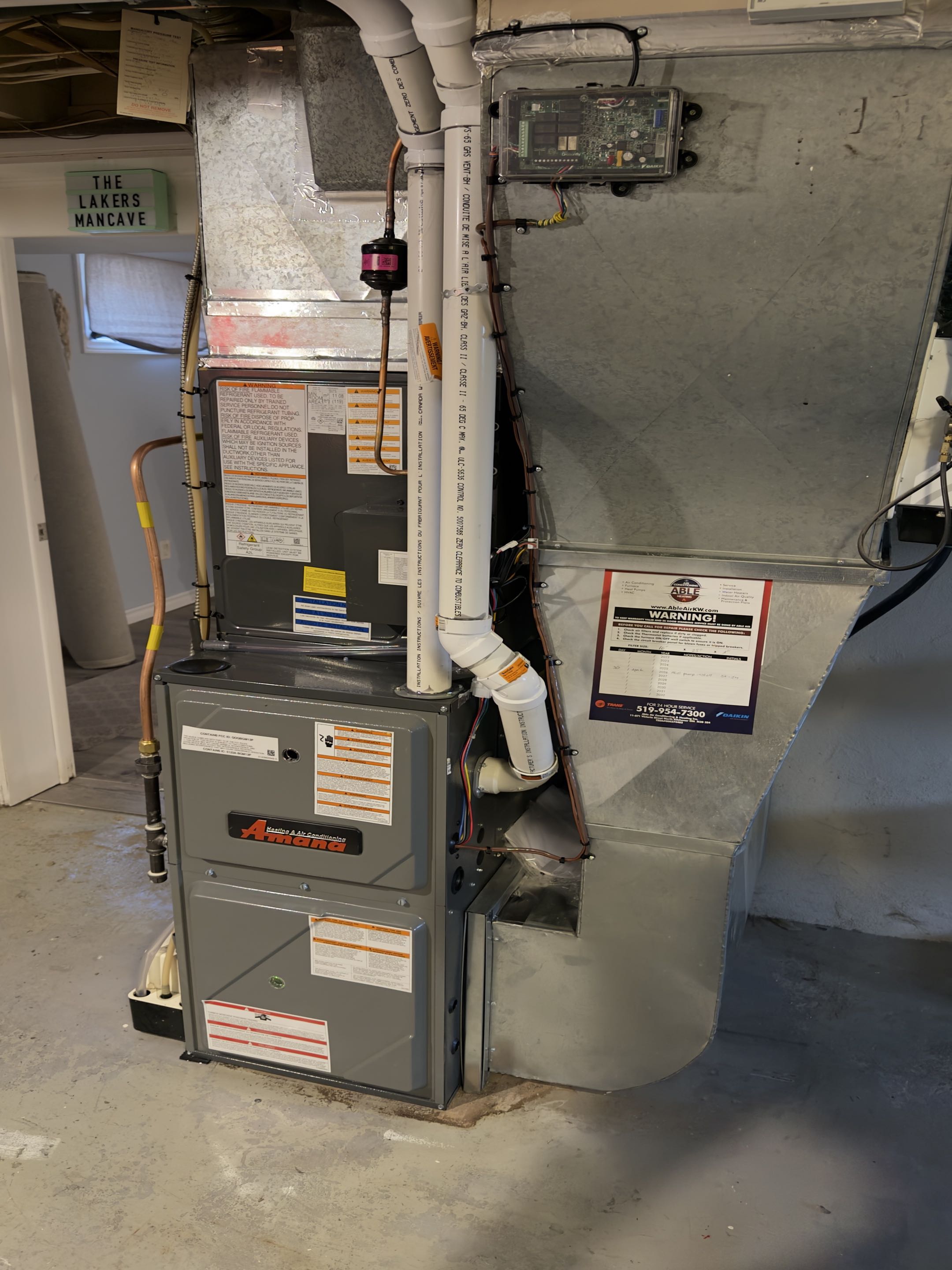 New Heat pump installation.
