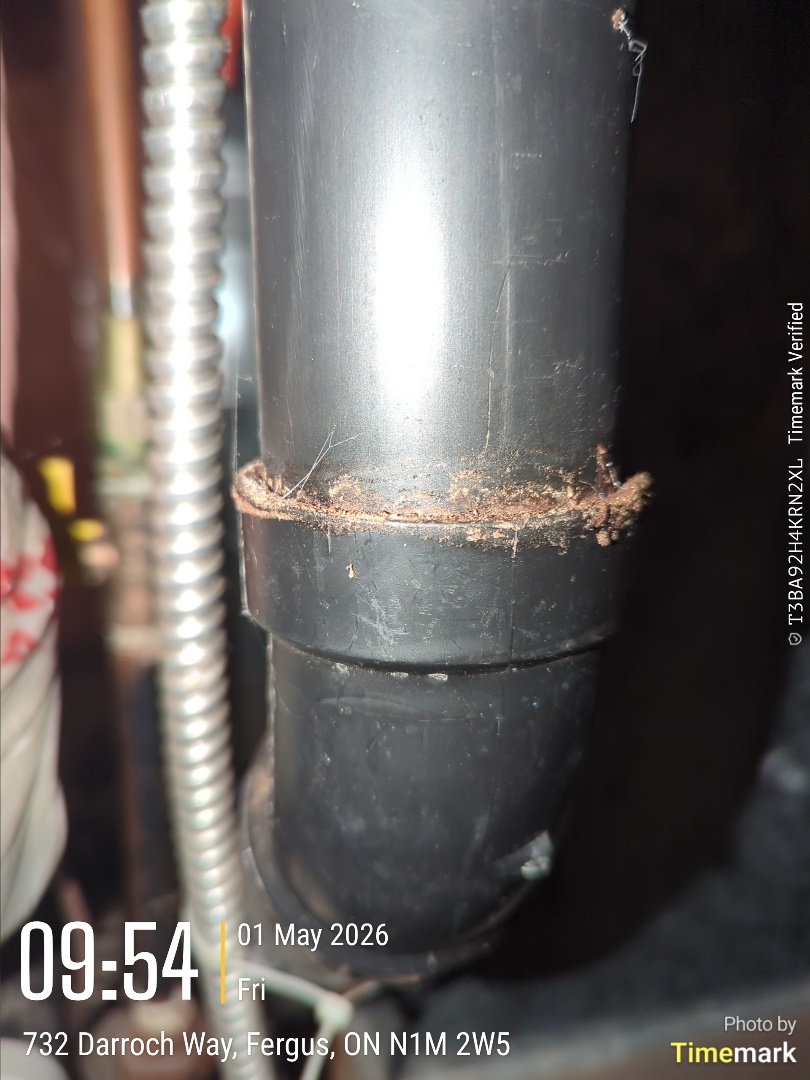 no heat call leaking inducer motor, collector box and exhaust venting