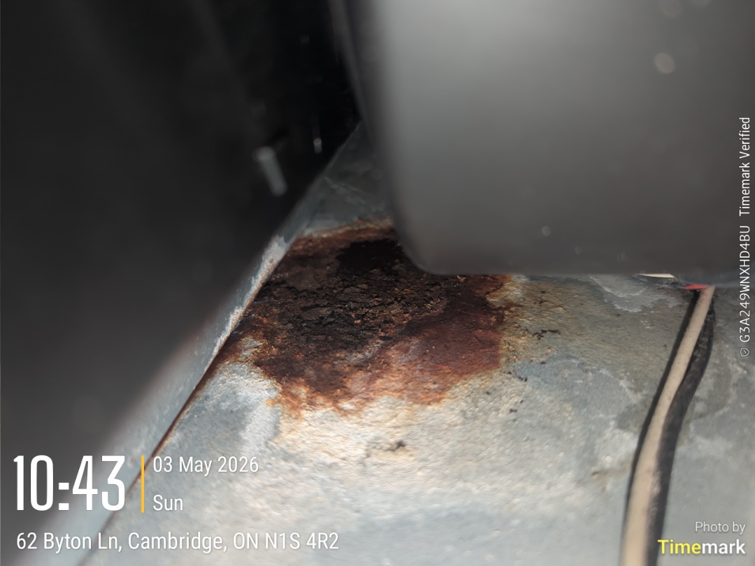 leaking collector box on a Mona furnace