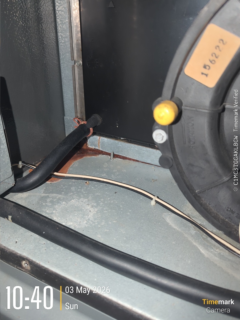 leaking collector box on a Mona furnace