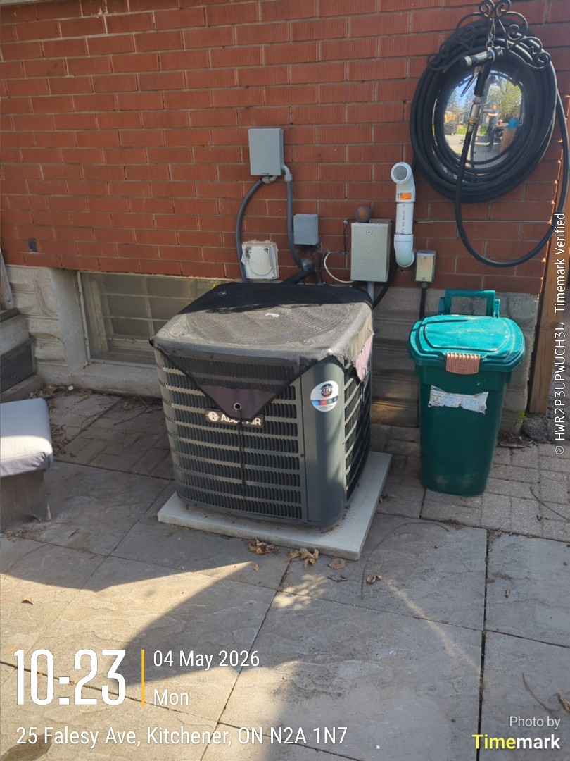 Completing an electric air handler with heat kit and heat pump tune-up for a family in the Idlewood area of Kitchener