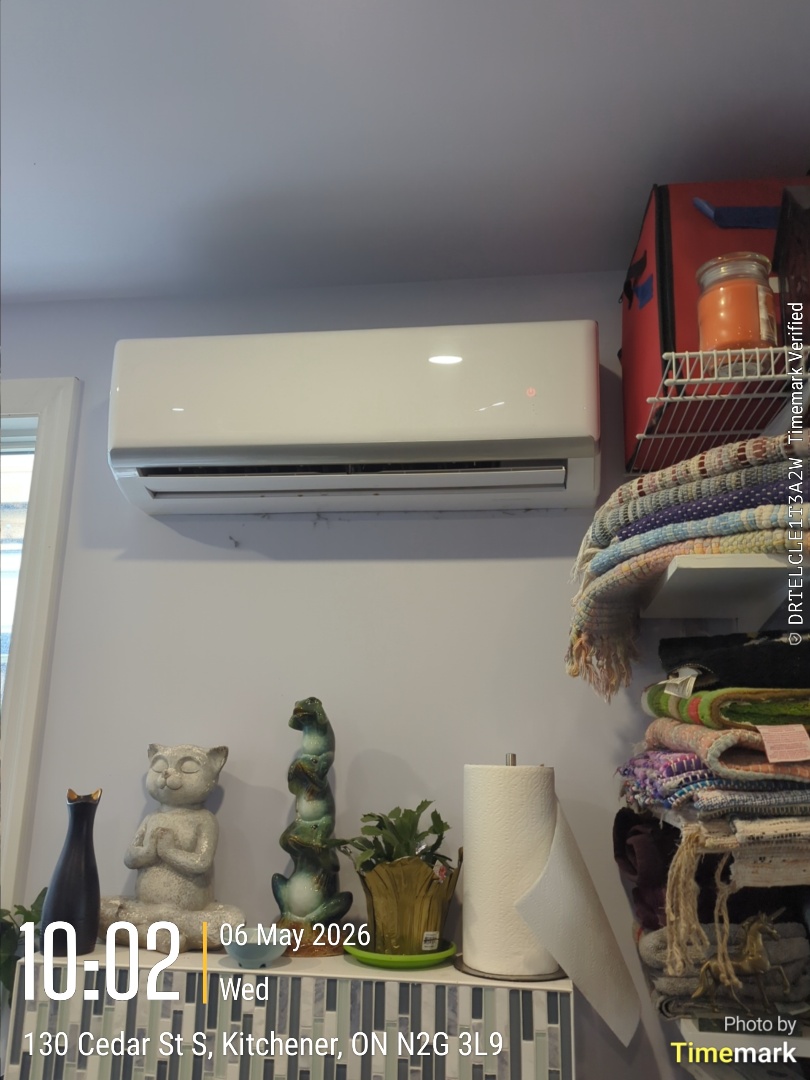 investigating noisy ductless unit. failing fan motor