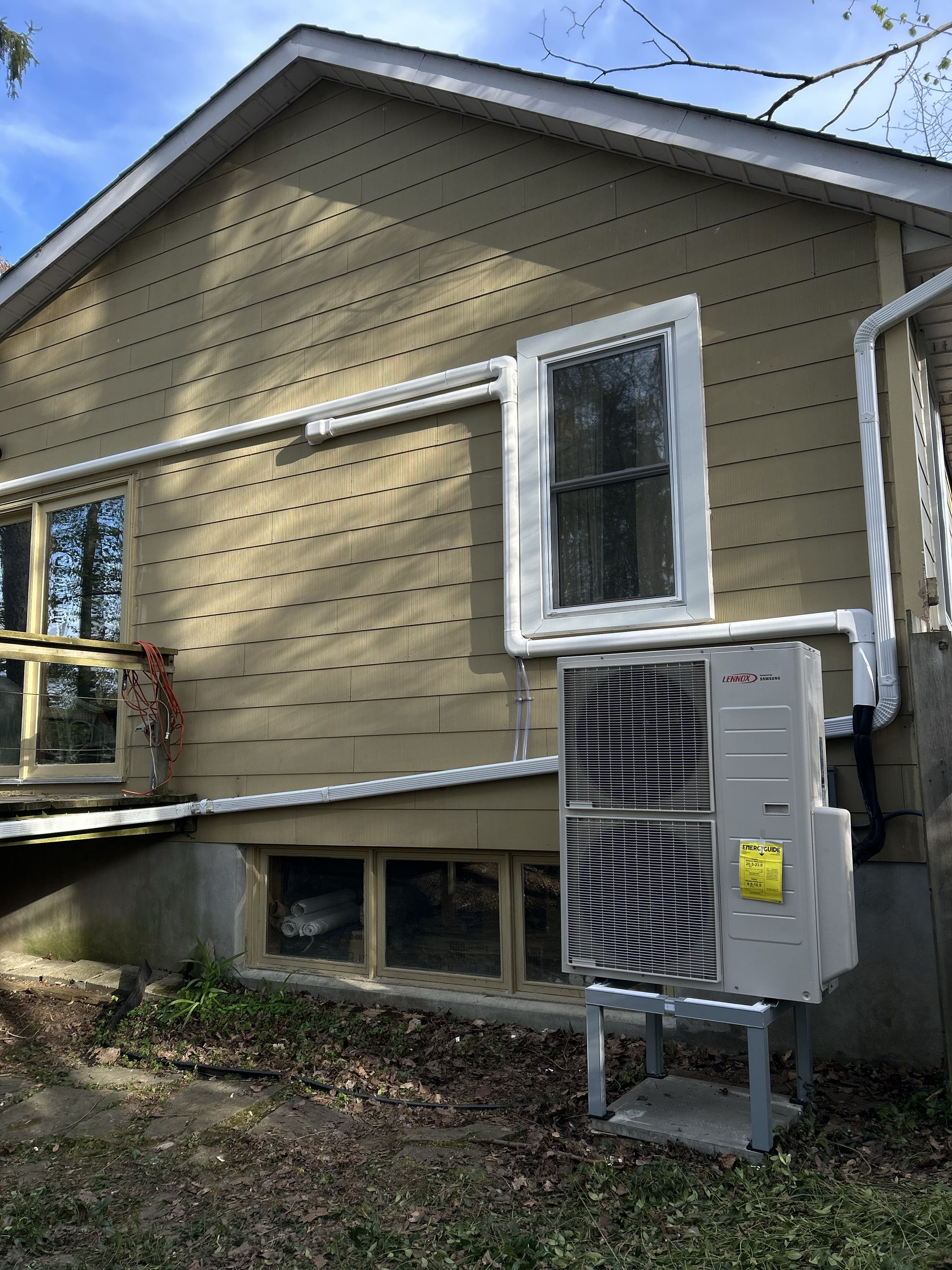 Ductless install