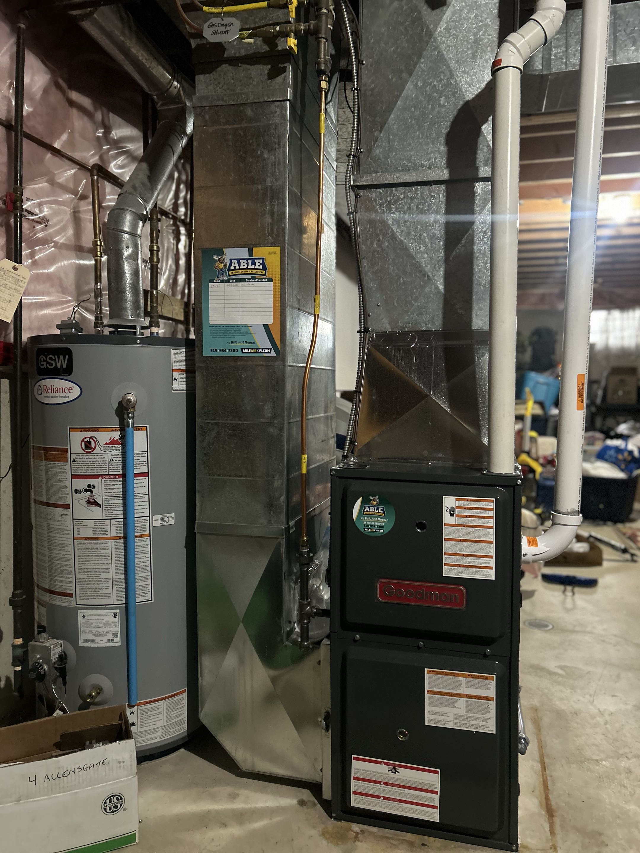 Furnace install 