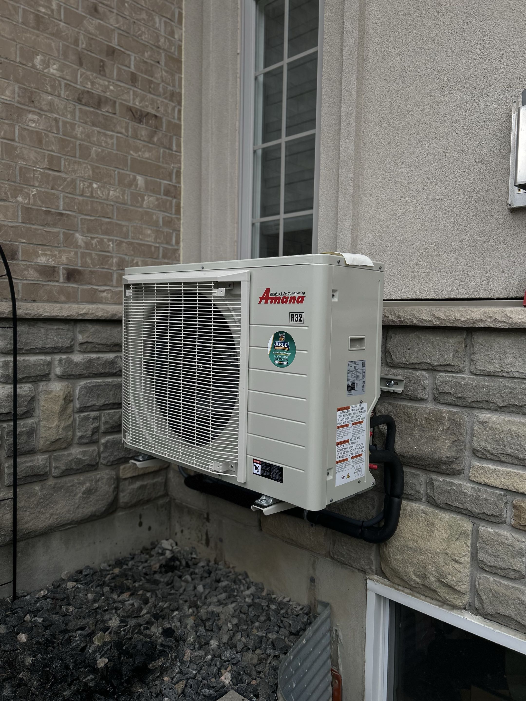 Heat pumps install