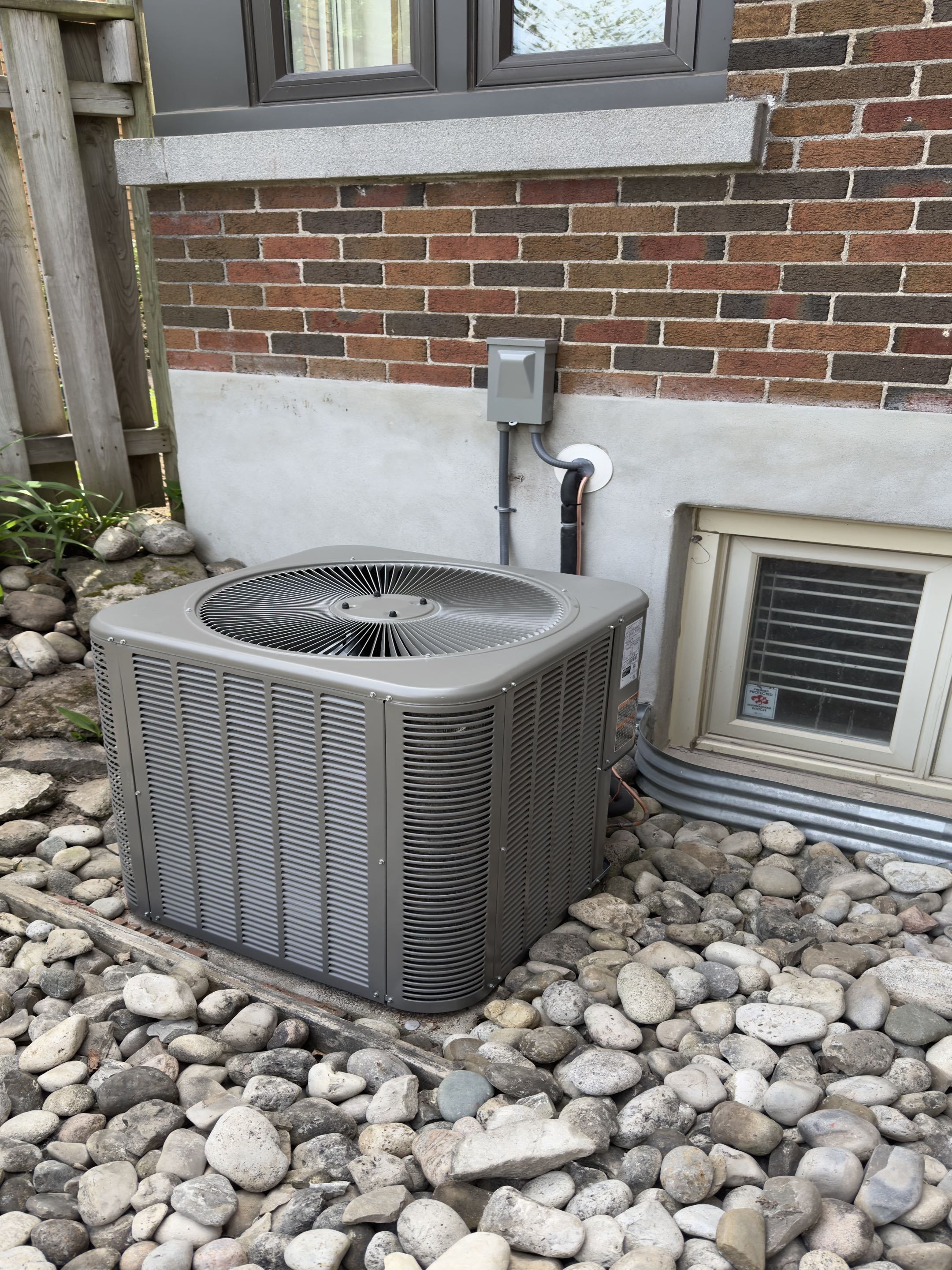 New Lennox furnace and AC.