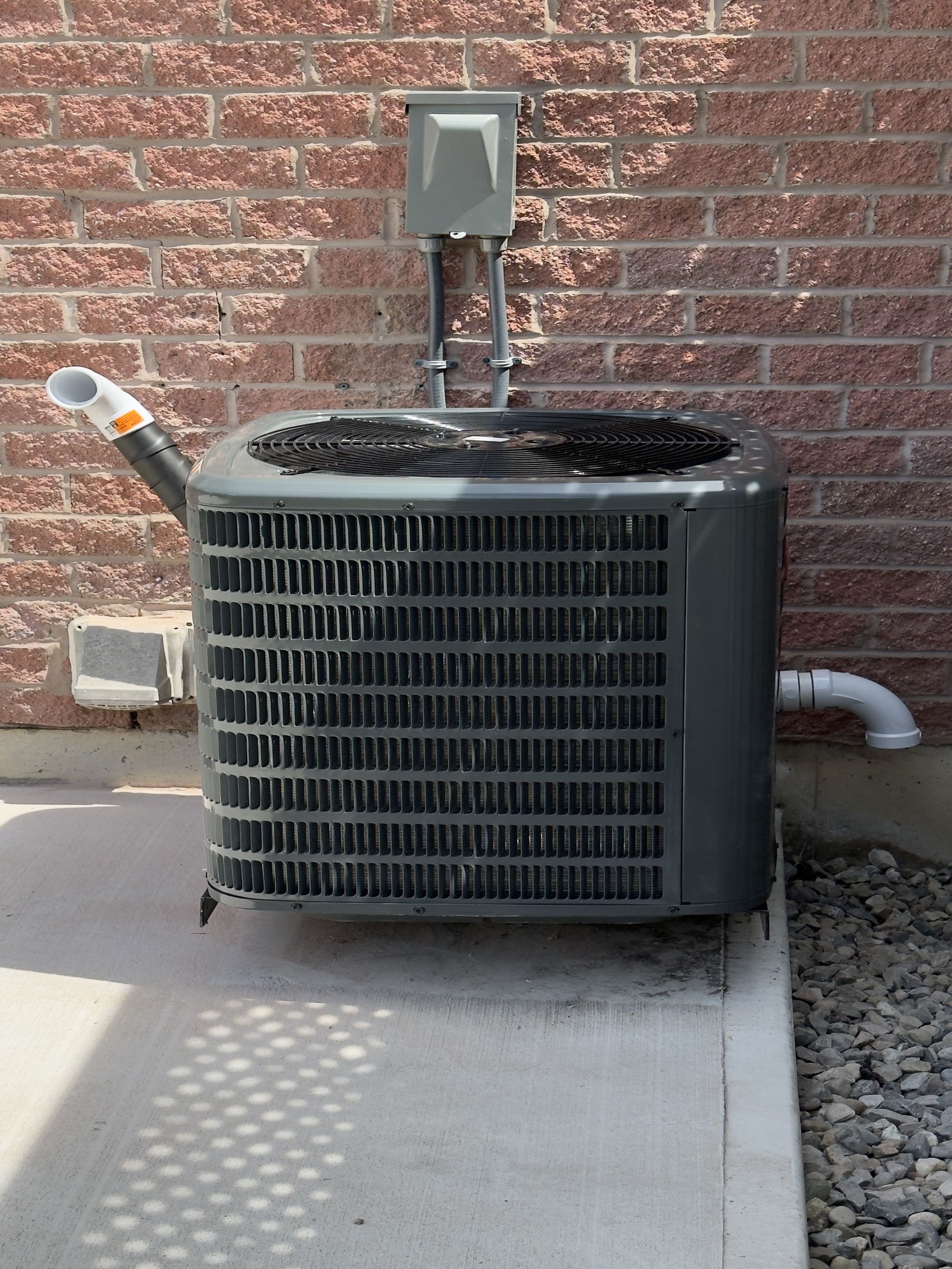 New furnace and AC installation.