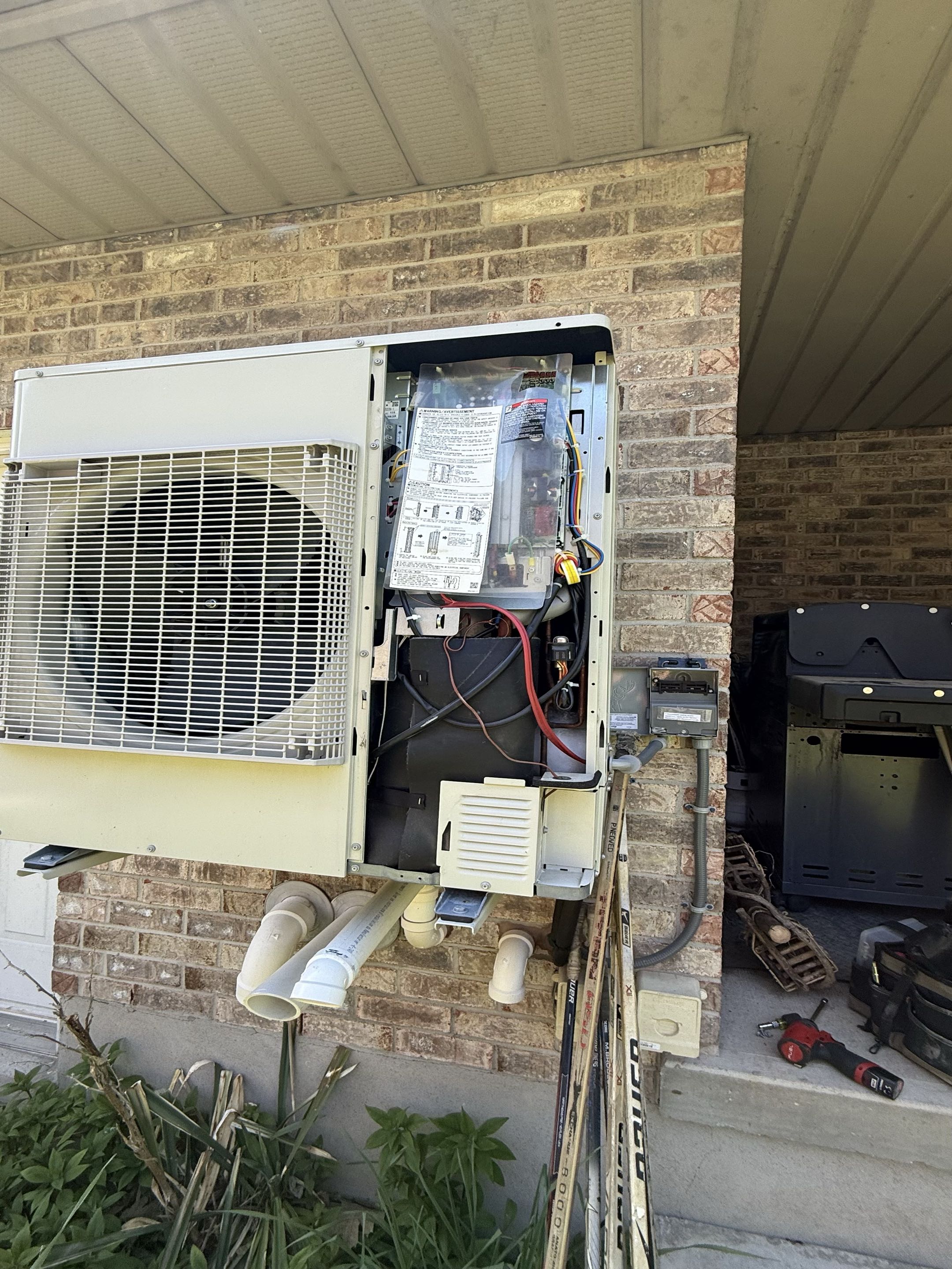 Heat pump repair for a family in New Hamburg 