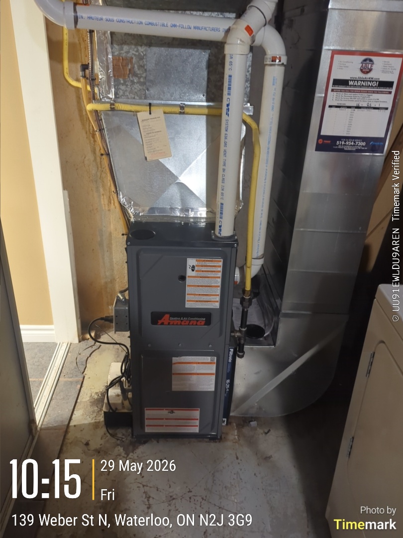 water leaking, improper pitch on furnace and evaporator coil