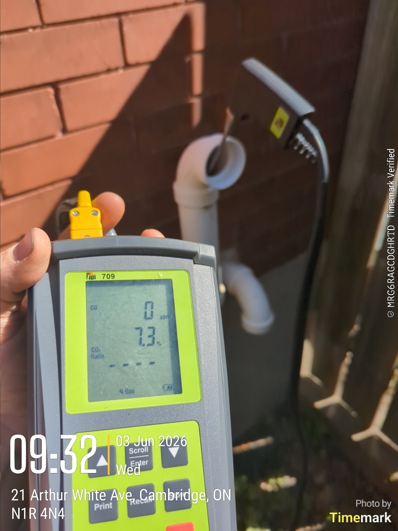 Completing a furnace and air conditioner tune-up for a family in Cambridge