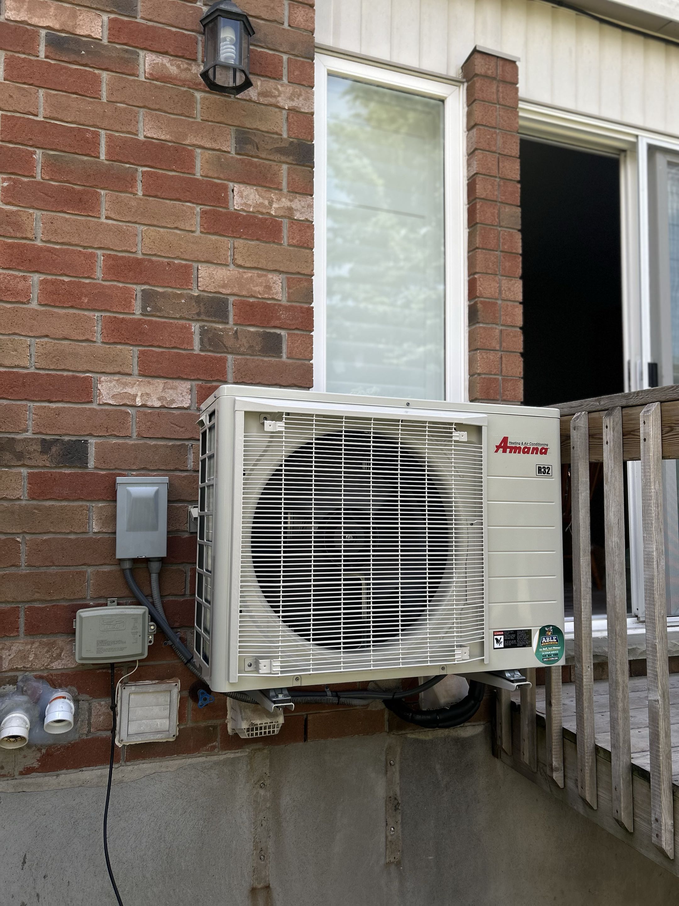 Heat pump install 