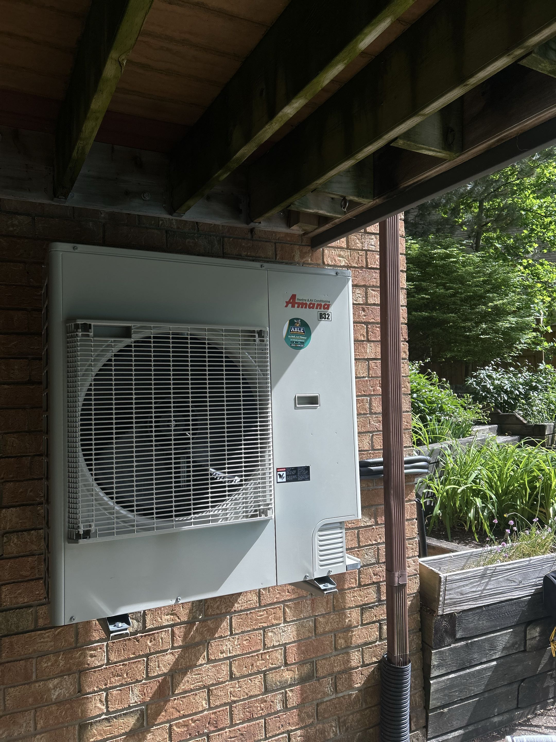 Heat pump install 