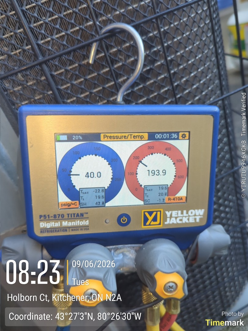 no cooling call, low refrigerant