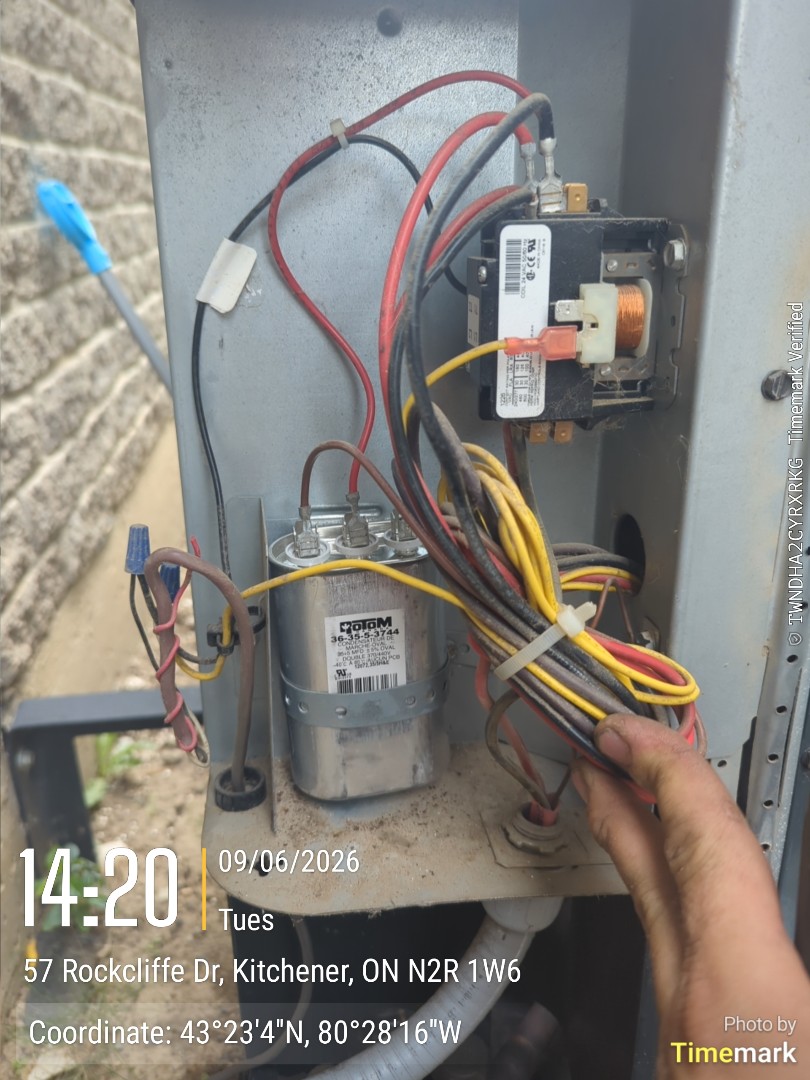 no cooling call, bad capacitor dirty condenser