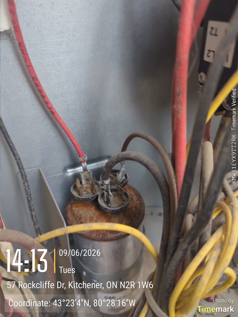 no cooling call, bad capacitor dirty condenser