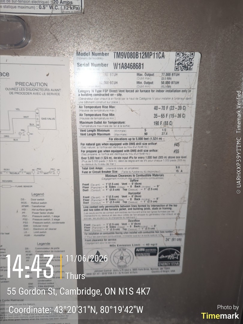 no cooling call furnace door was left off