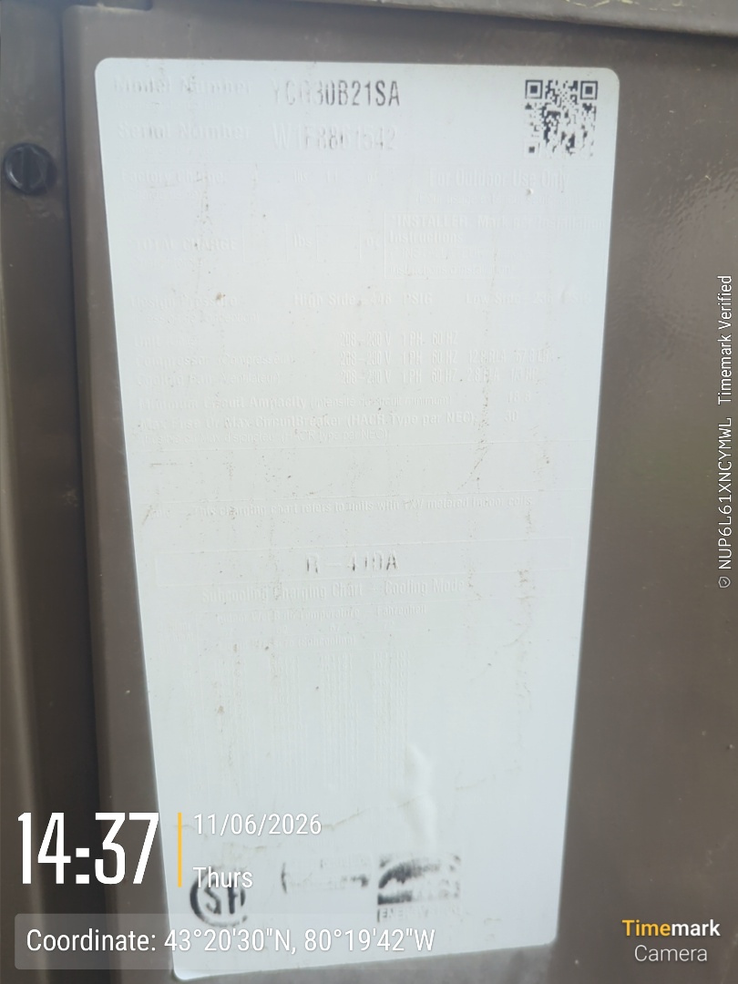no cooling call furnace door was left off