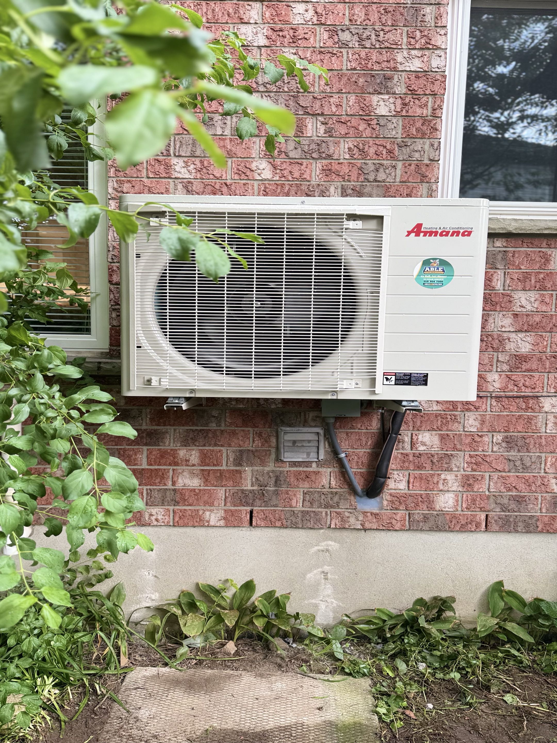 New furnace and AC installation.