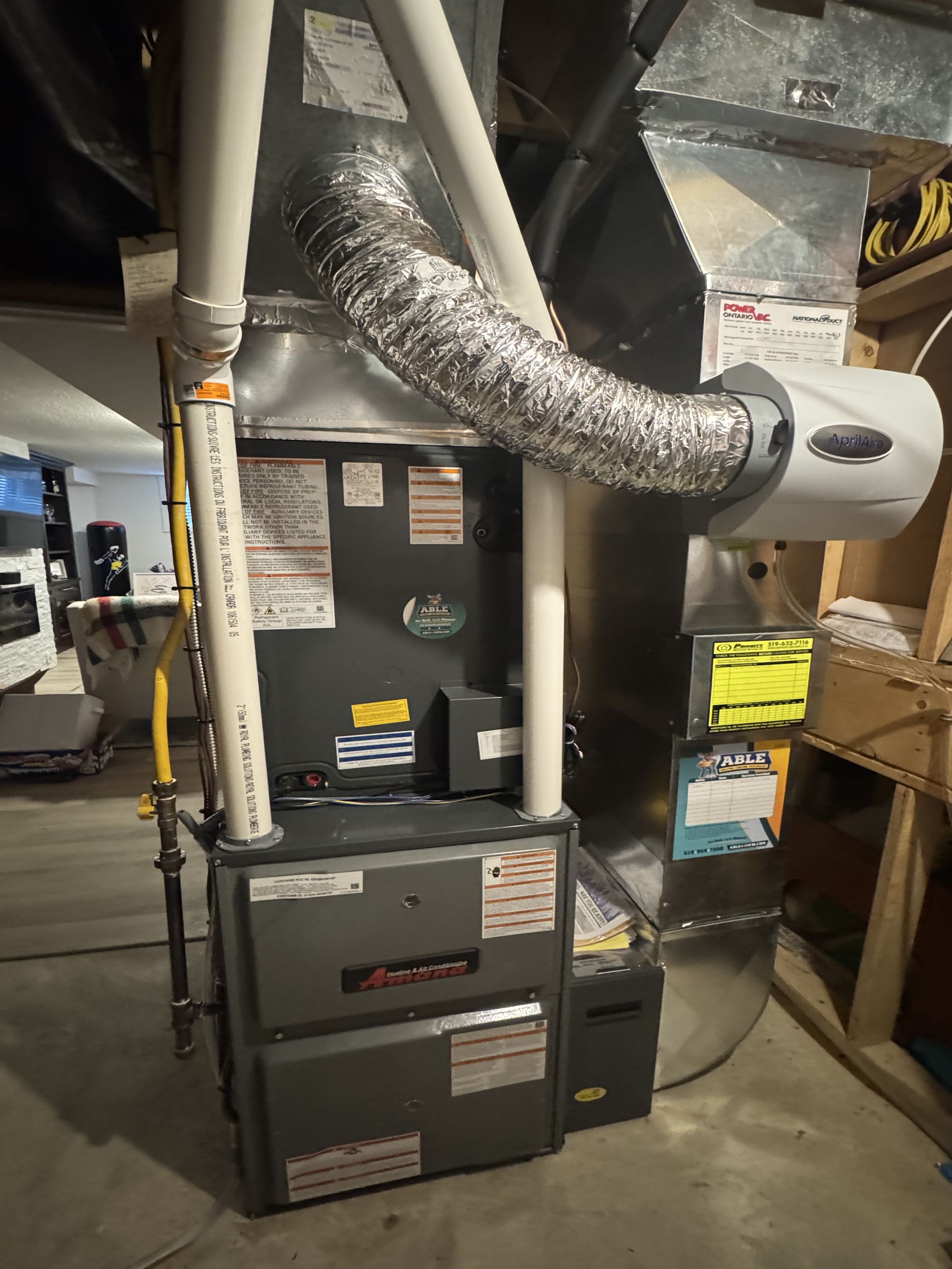 Heat pump install
