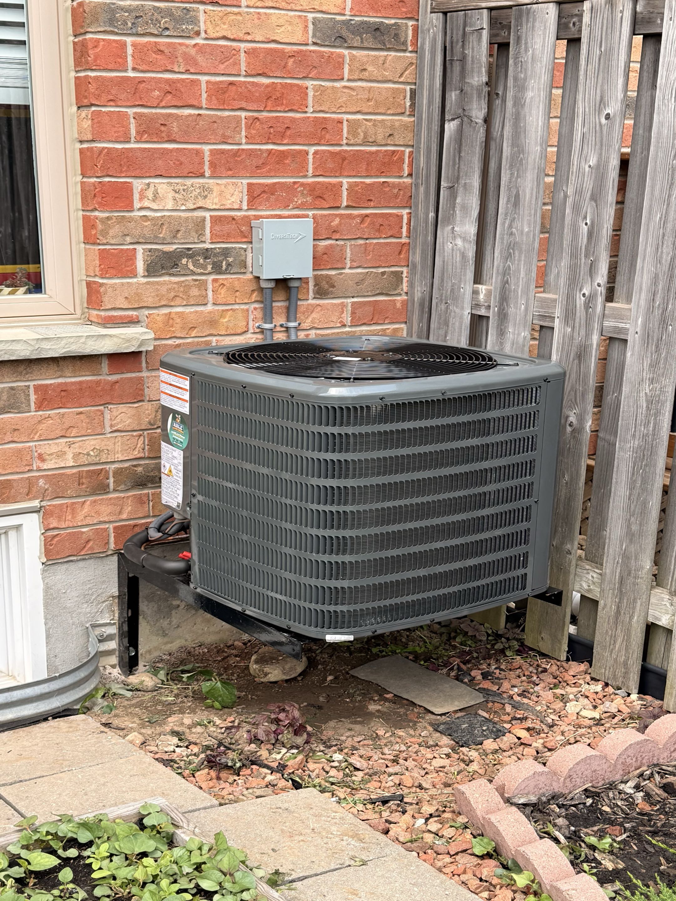 New furnace and AC installation.