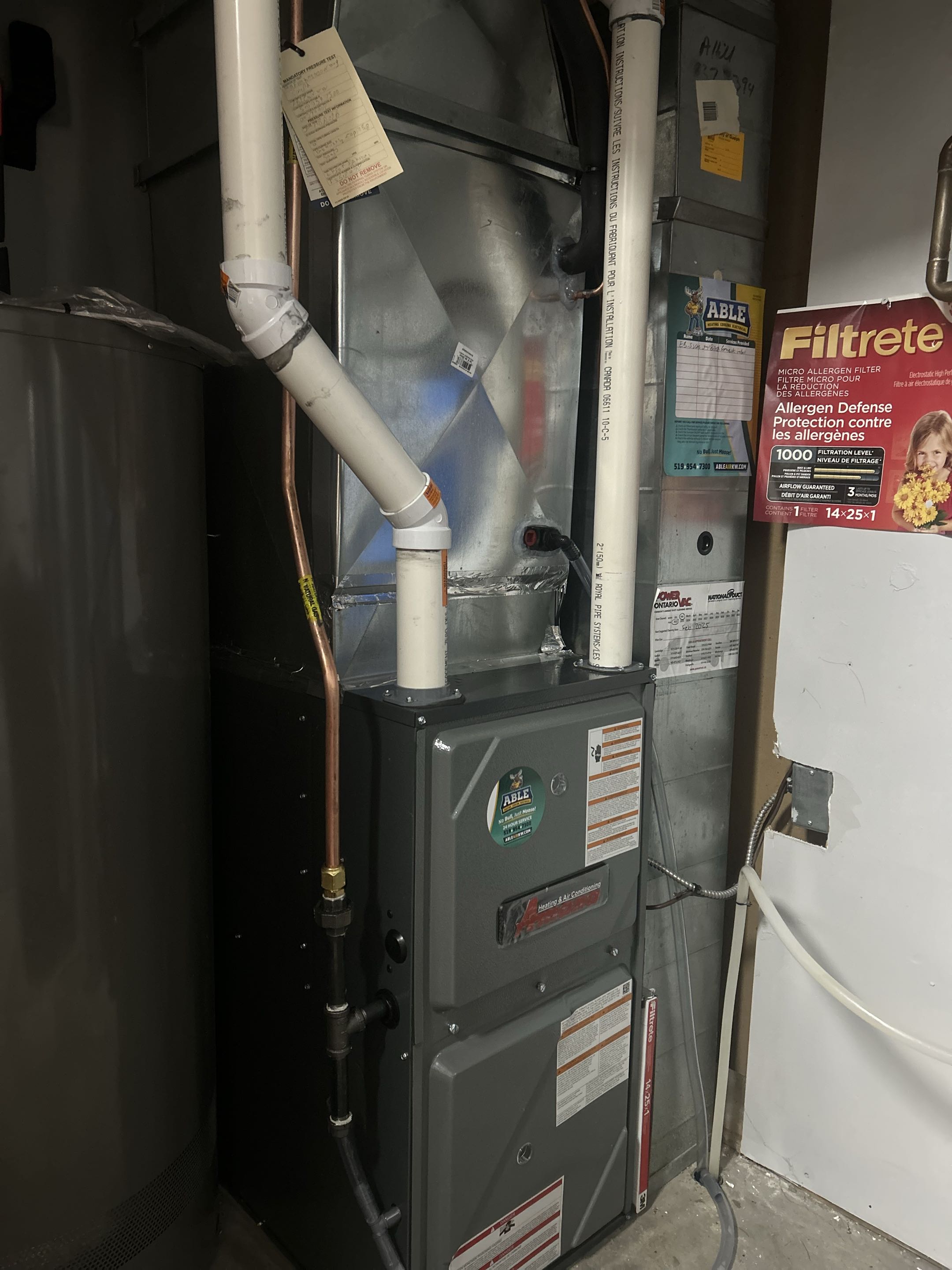 Furnace install 
