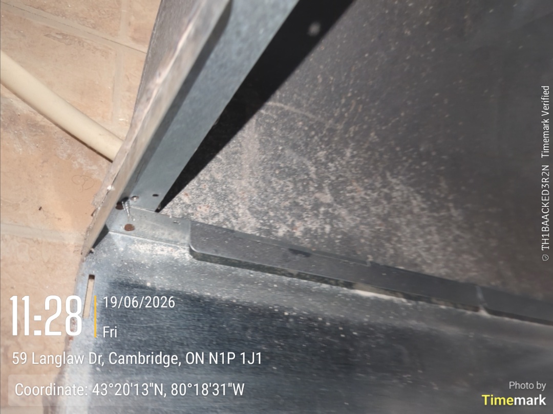 investigating an odor possibly caused from the HVAC system