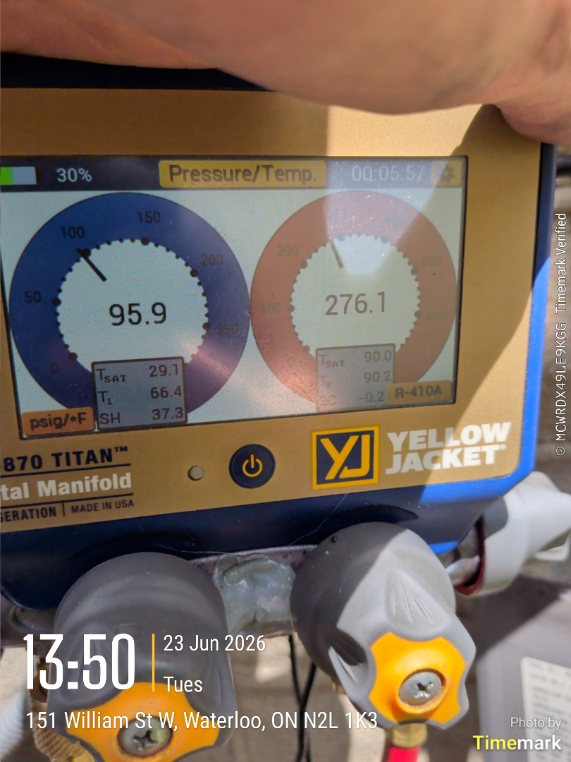 AC tune-up, low on refrigerant

Tech Phil