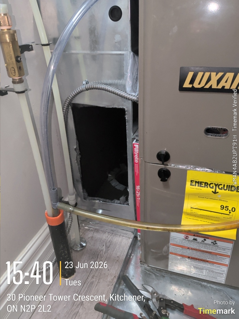 follow up on AC install
