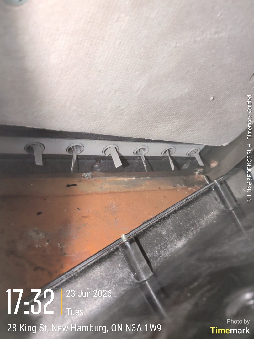 furnace blower not working Crown size capacitor, also found cracks in heat exchanger