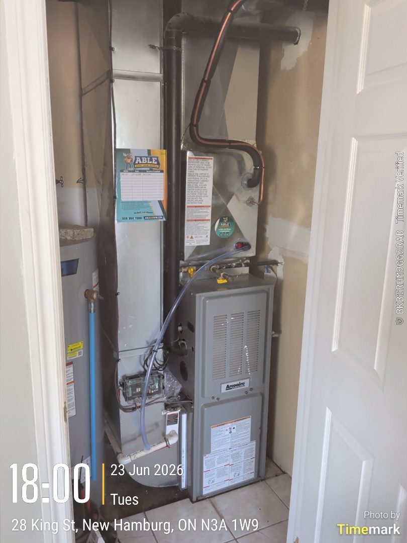 furnace blower not working Crown size capacitor, also found cracks in heat exchanger