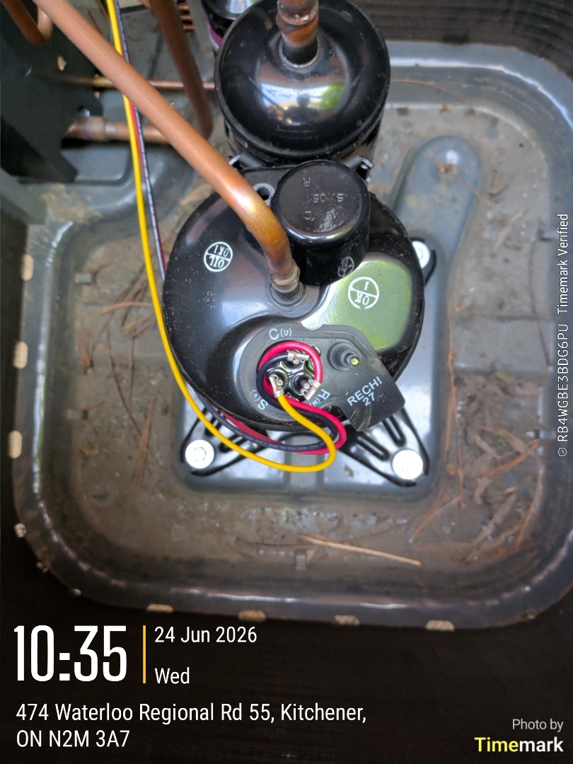 failed compressor due to overcharge