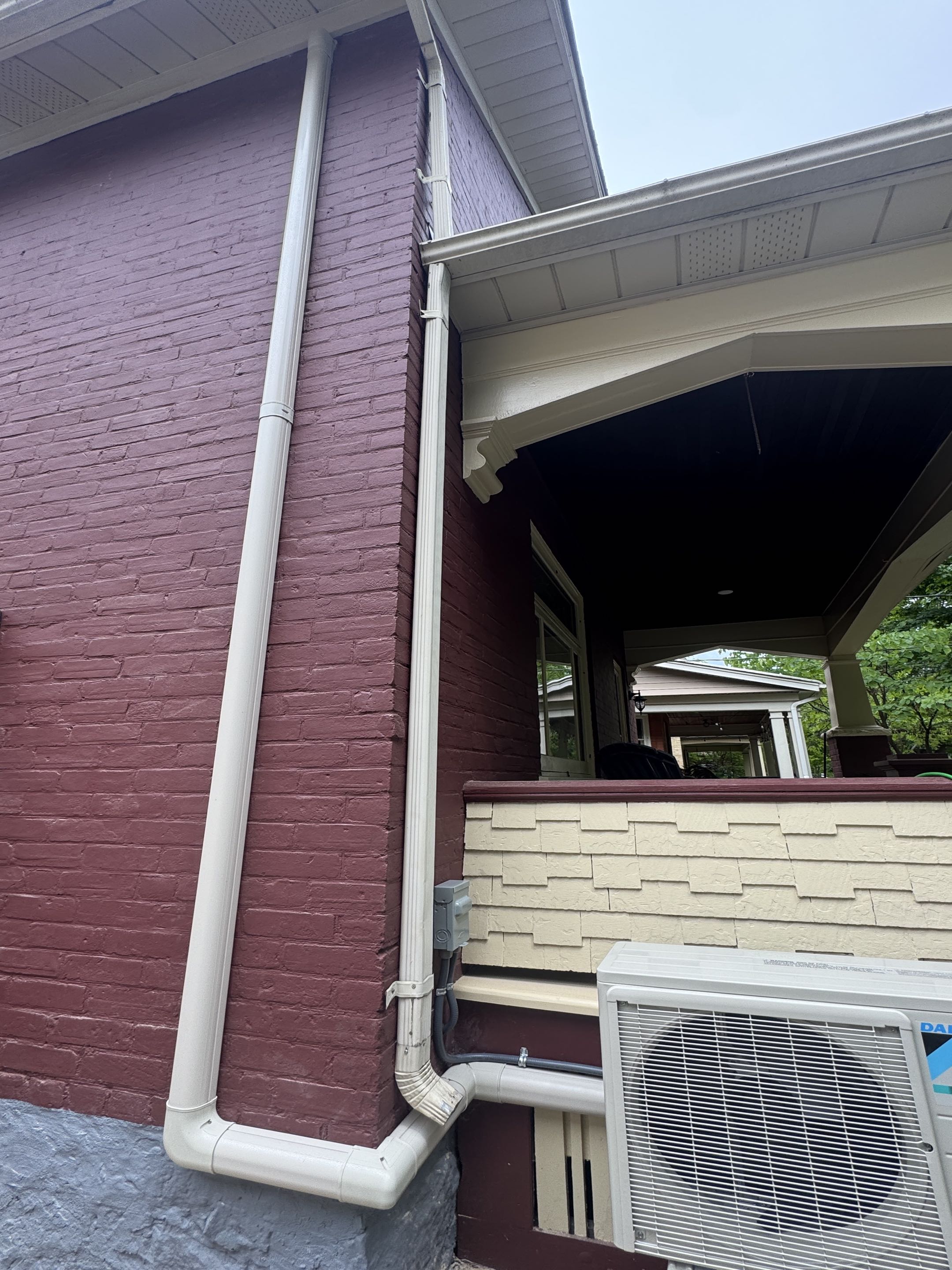 Ductless heat pump installation
