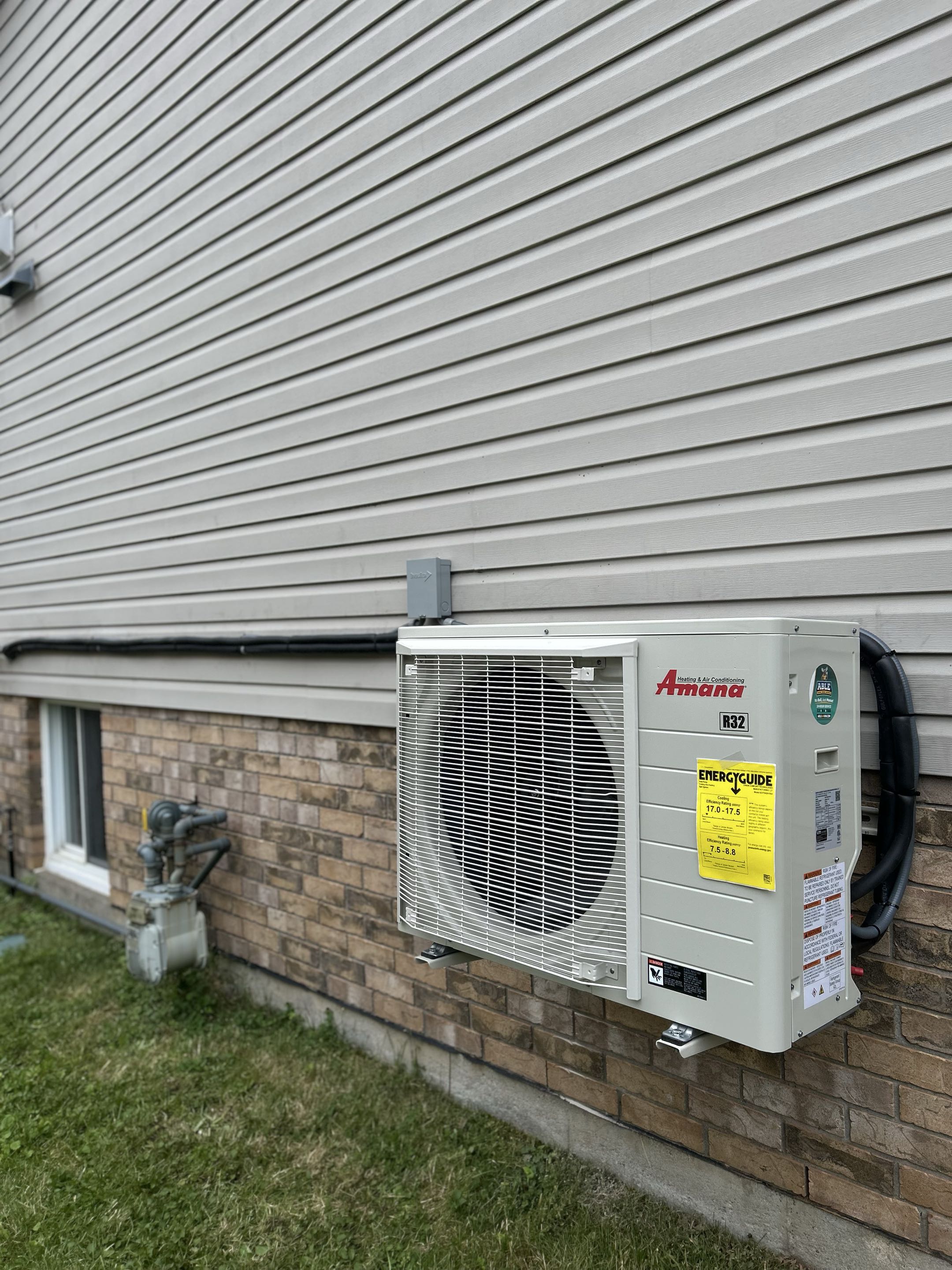 Heat pump install 