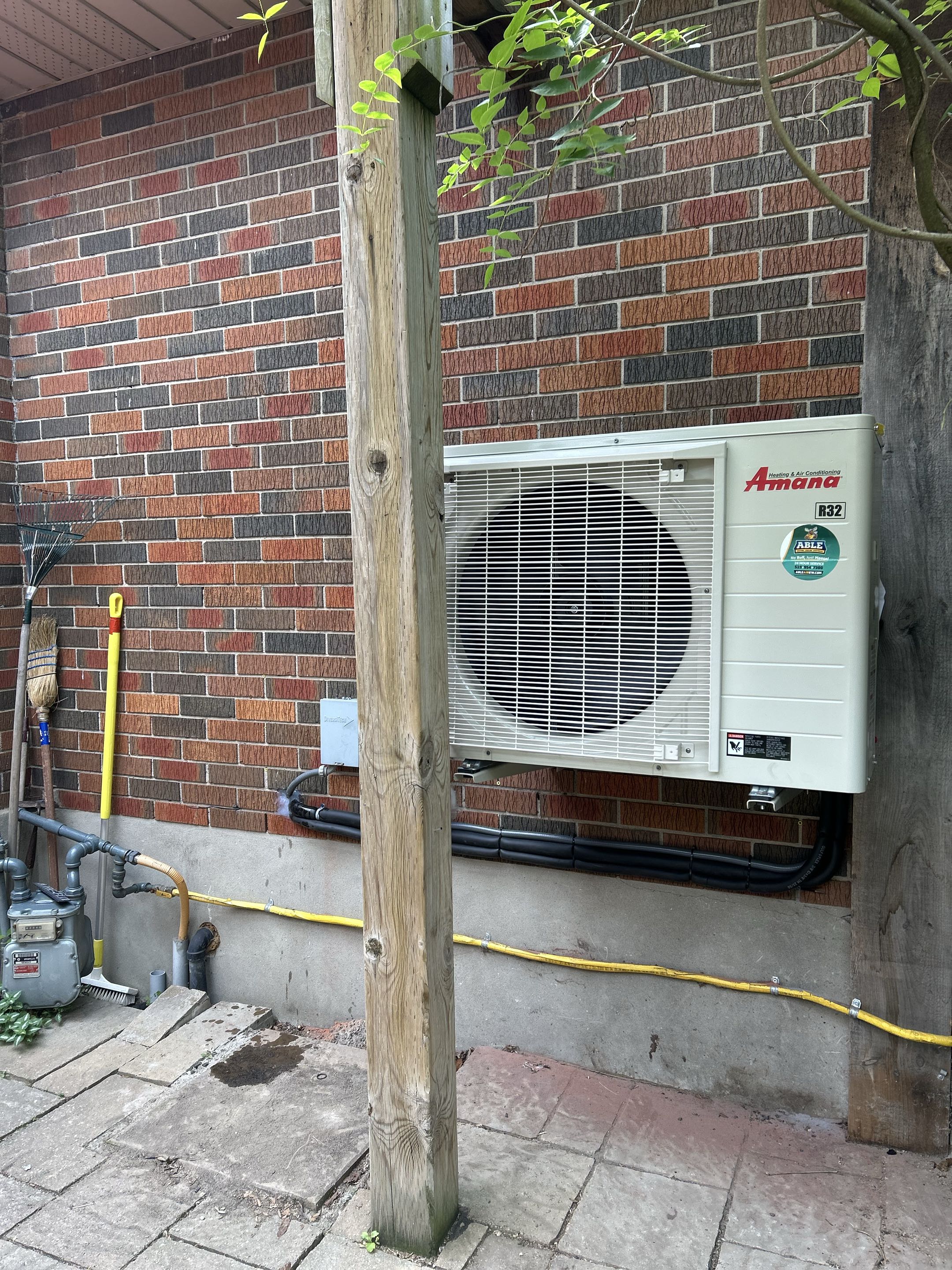 Heat pump install