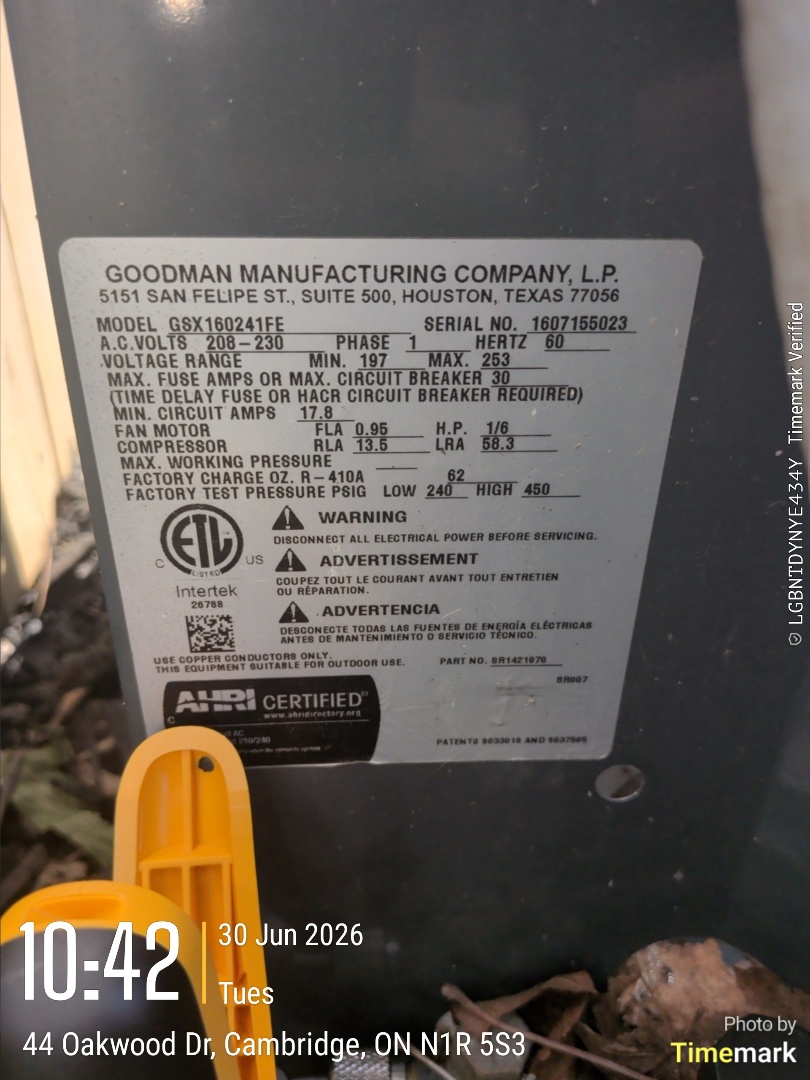water found near furnace