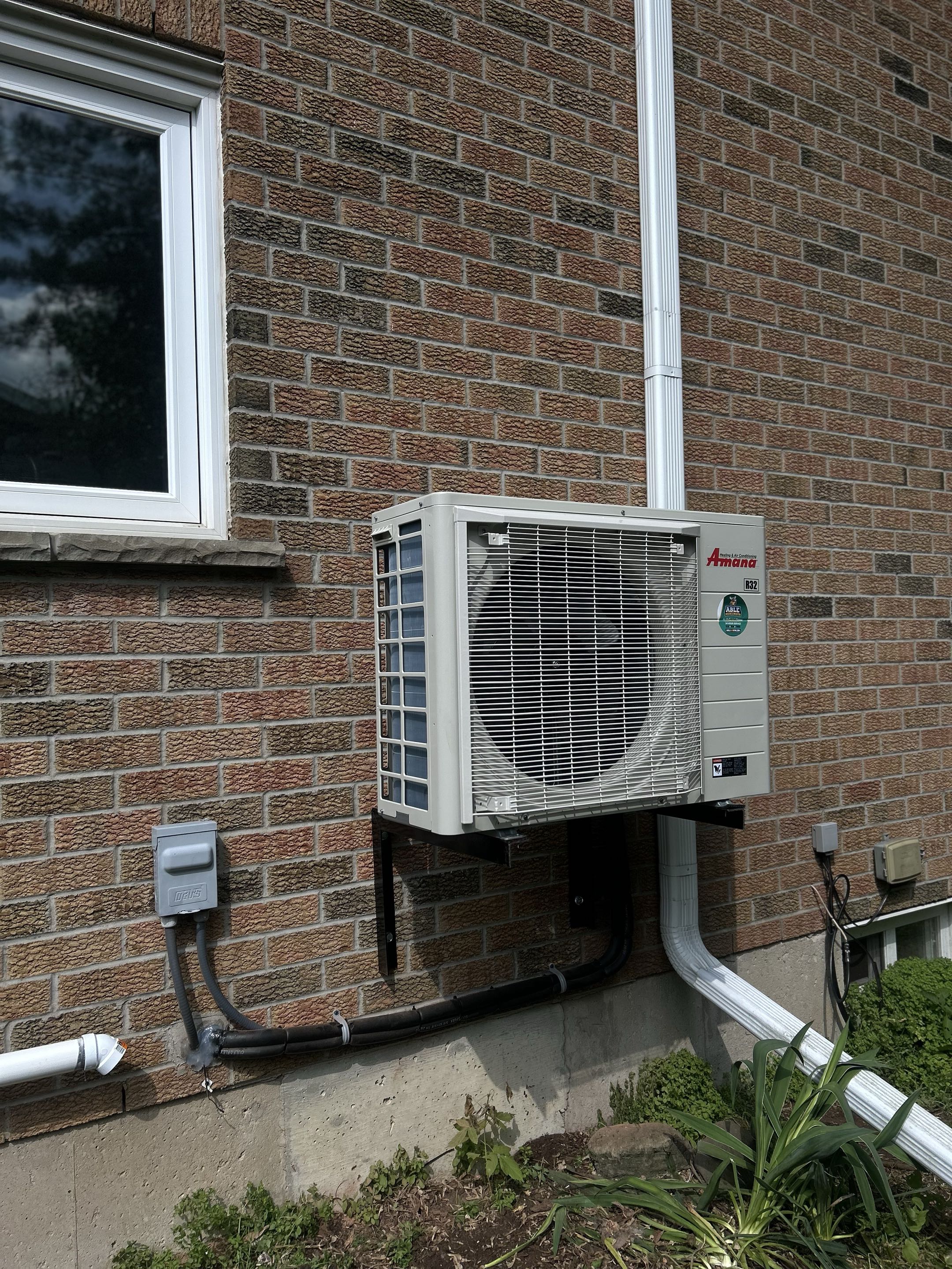 Heat pump install 