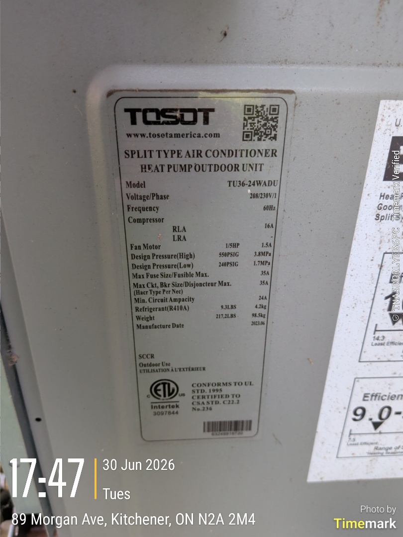 communication issue with heat pump reset and is working now