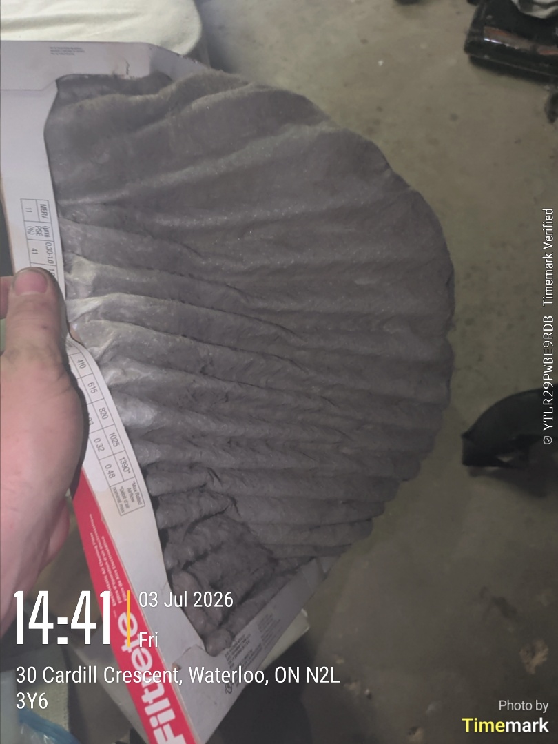 dirty filter causing evaporator coil to freeze