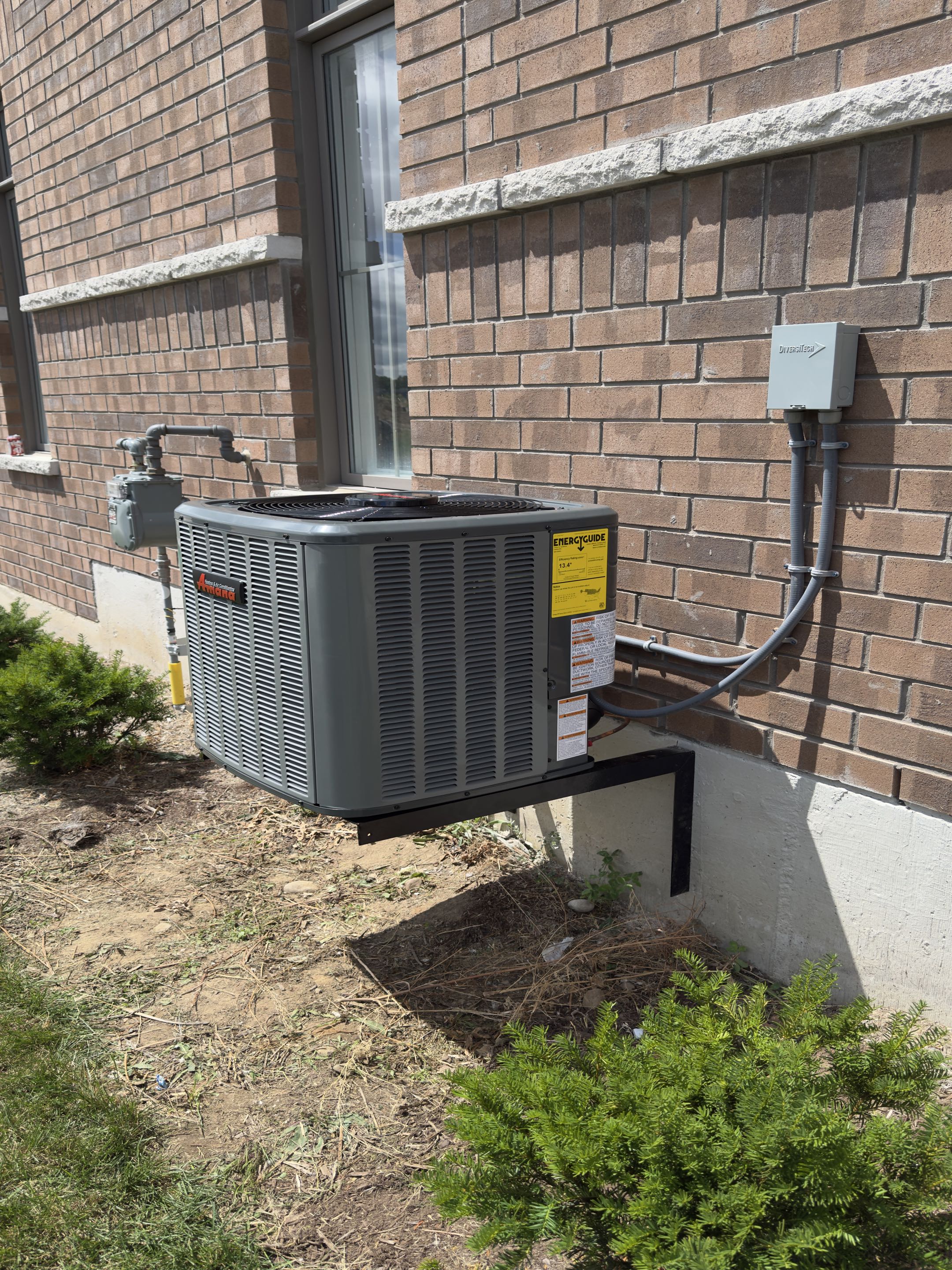 New Amana AC installation.